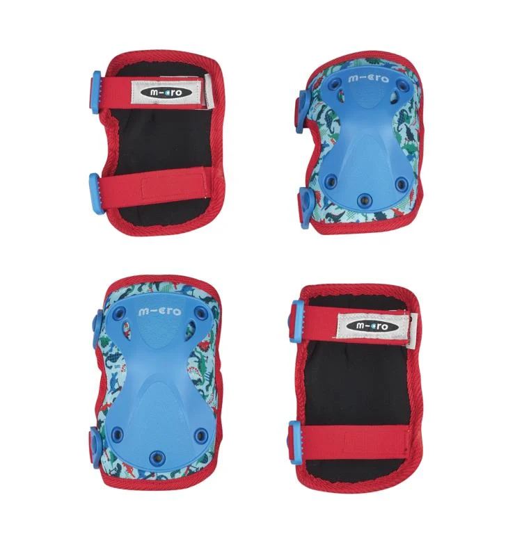 Pack Rodilleras y coderas Dinosaurio Talla S