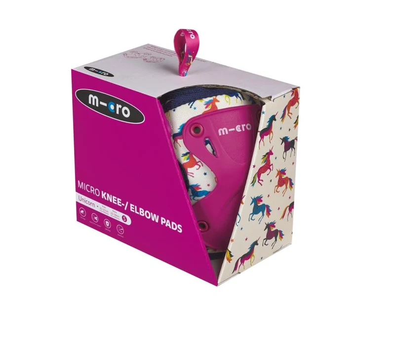 Pack Rodilleras y coderas Unicornio Talla S