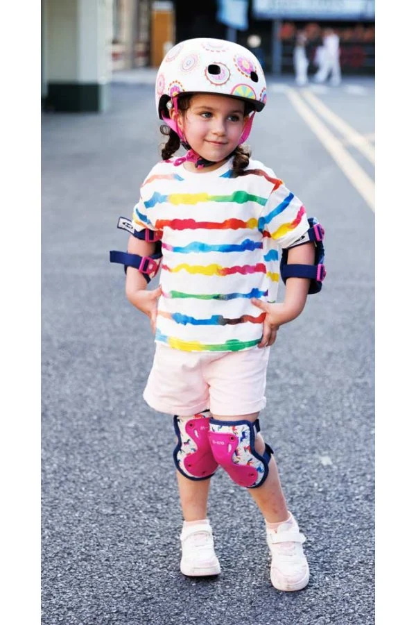 Pack Rodilleras y coderas Unicornio Talla S