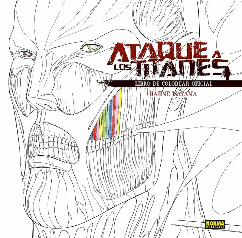 Ataque a los Titanes Libro de Colorear Oficial 2 (ES)
