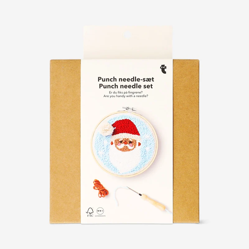 Punch needle set - Santa