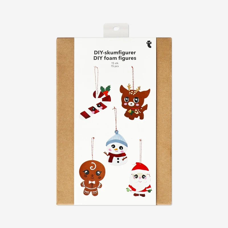 DIY Christmas foam figures - 4 pcs