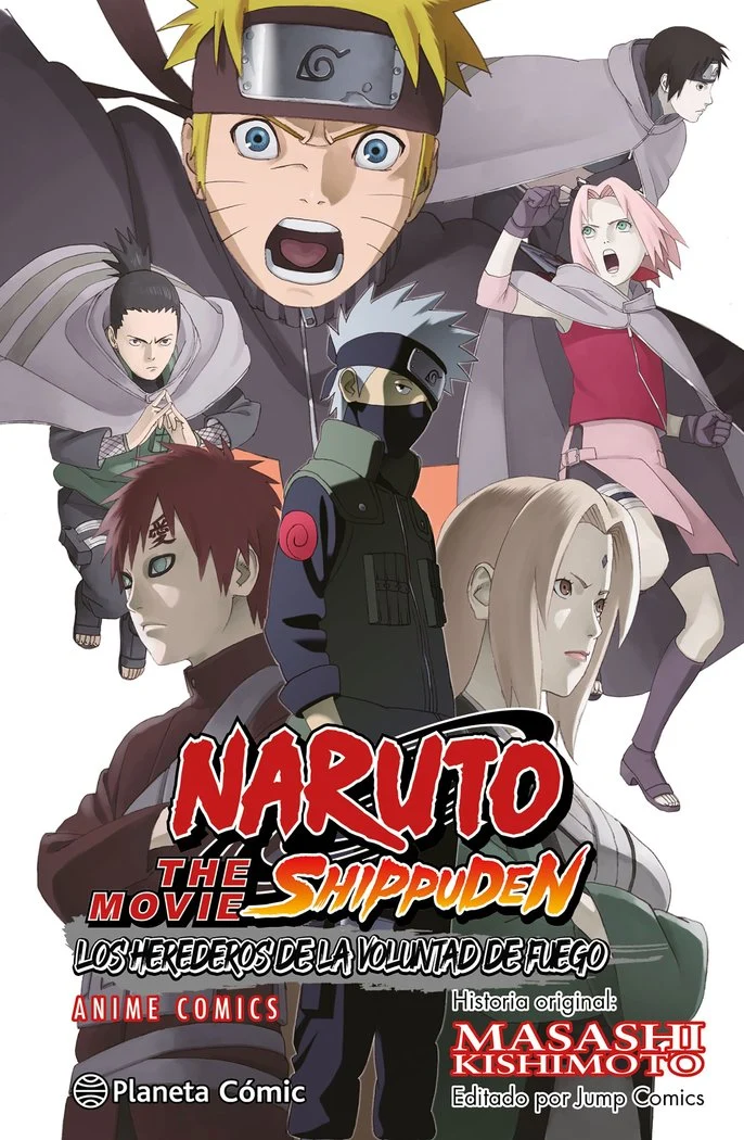 Naruto Shippuden Anime Comic los Herederos de la Voluntad de (ES)