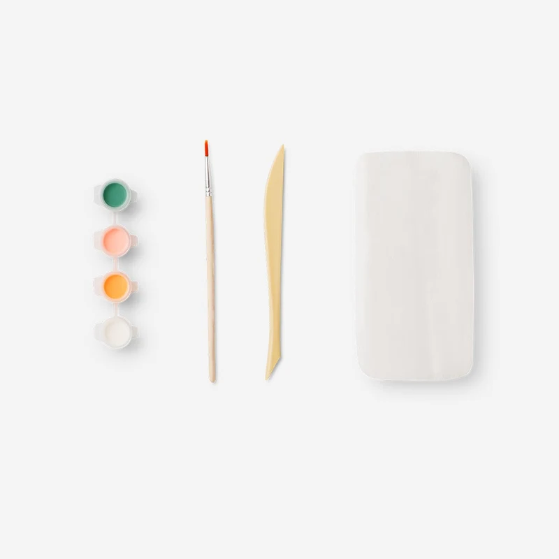 DIY clay candle holders