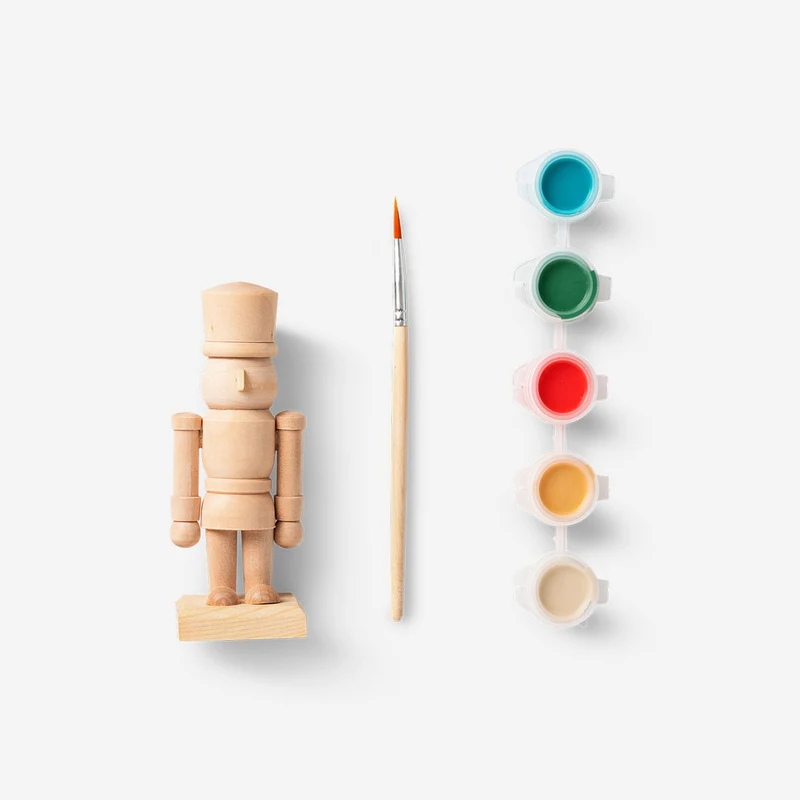 DIY wooden nutcracker