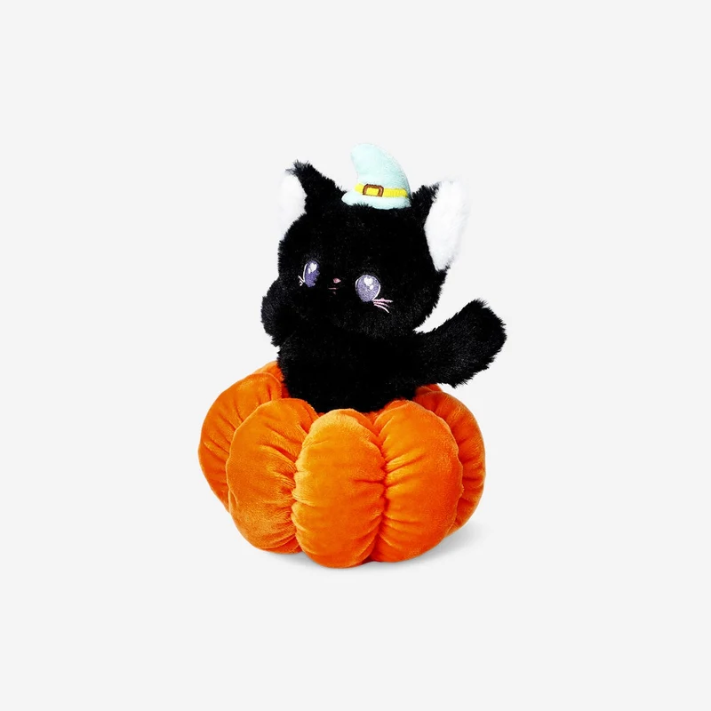 Plush toy - Black cat in pumpkin
