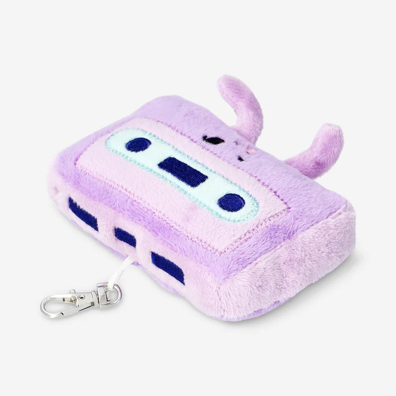 Plush toy - Cassette with key ring