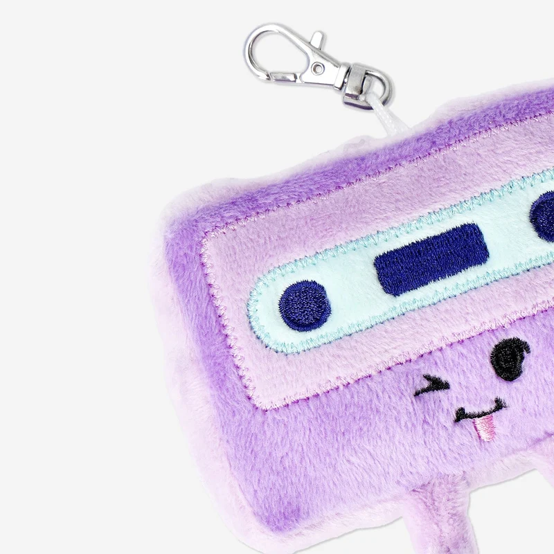 Plush toy - Cassette with key ring