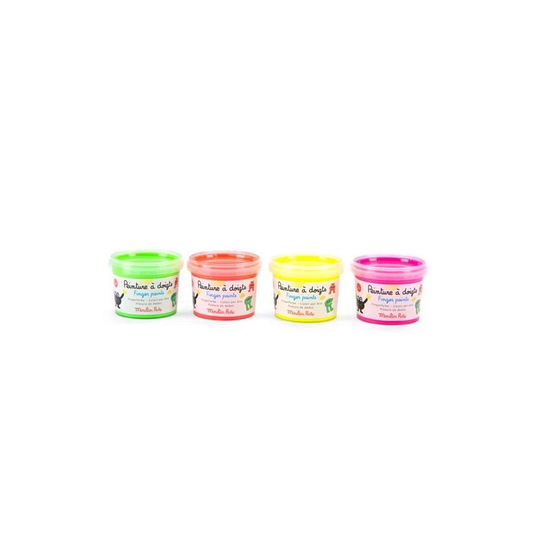 Pintura de dedos fluorescente Schmouks · Moulin Roty