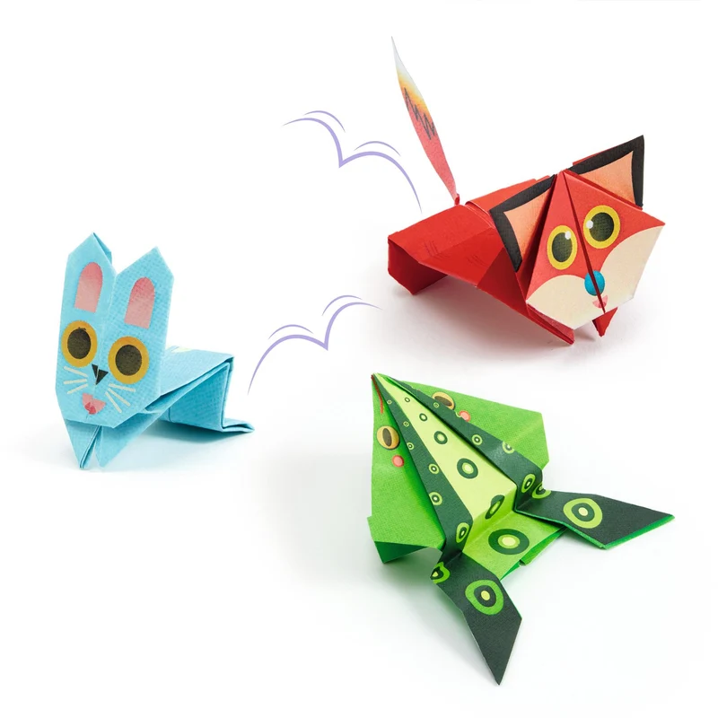 Papiroflexia Origami Animales Saltarines · DJECO