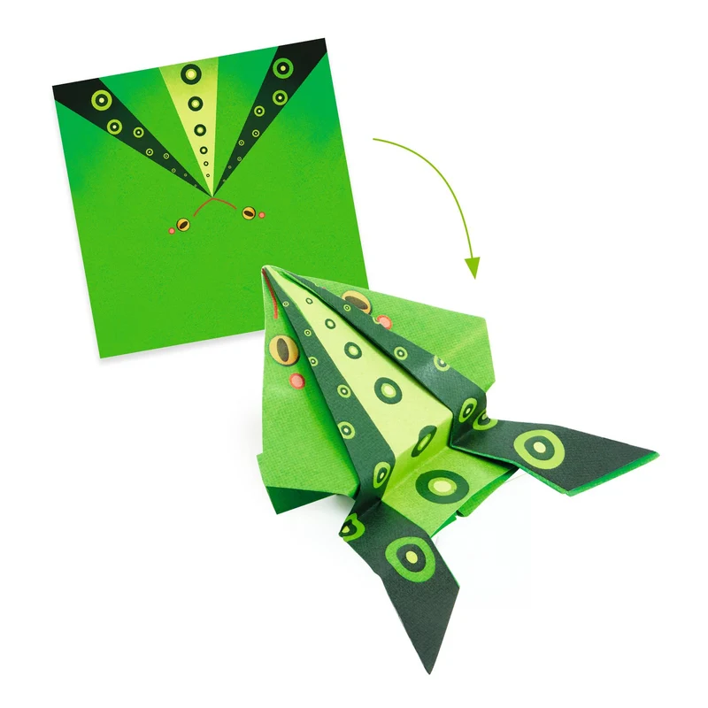Papiroflexia Origami Animales Saltarines · DJECO