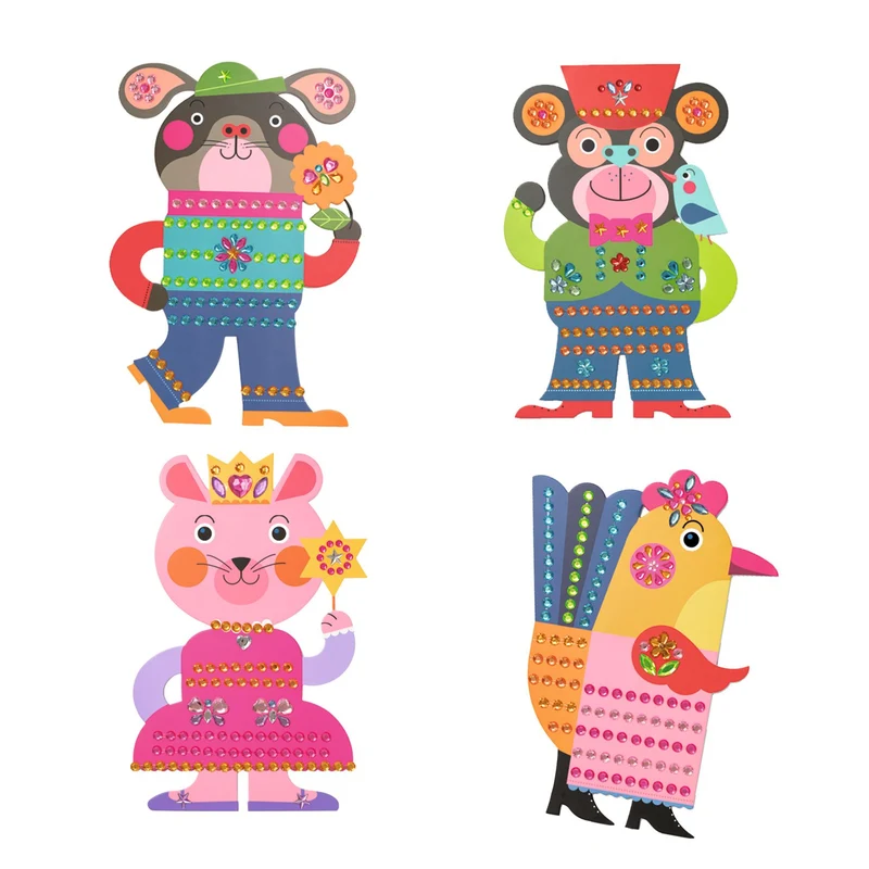 Crear con pegatinas Resplandecientes · DJECO