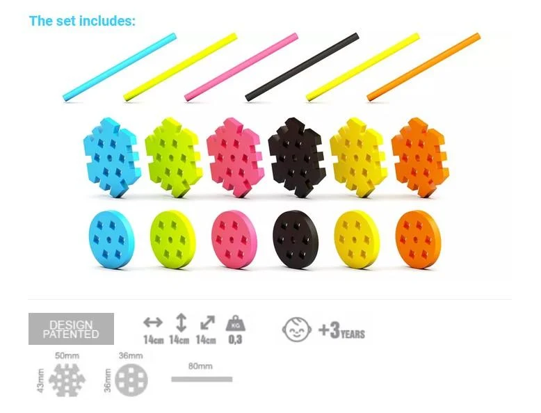Bloques Meli Maxi · Constructor Set 60 piezas
