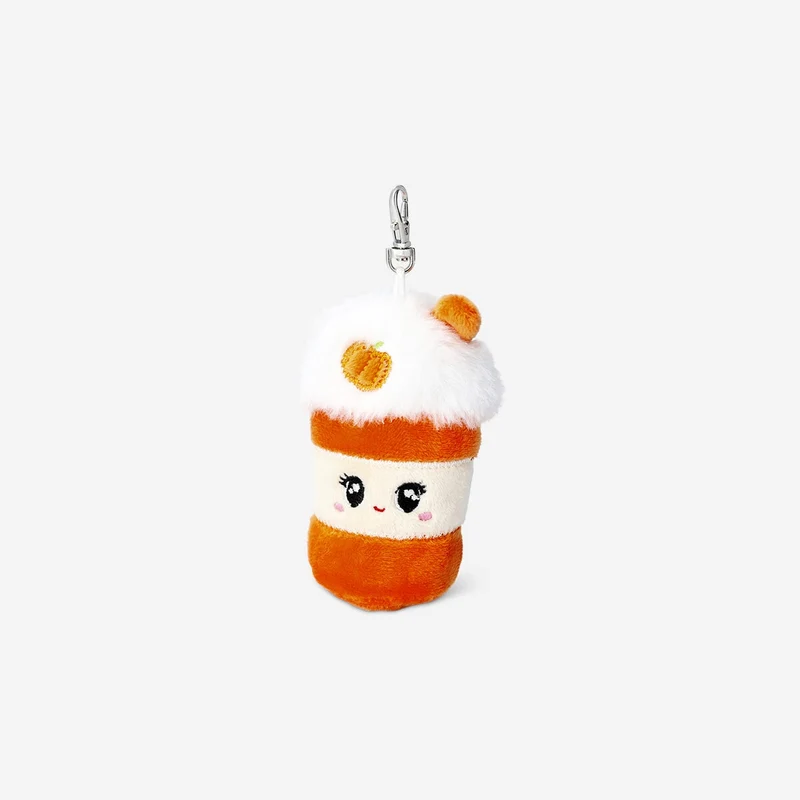 Key ring - Plush pumpkin spice latte