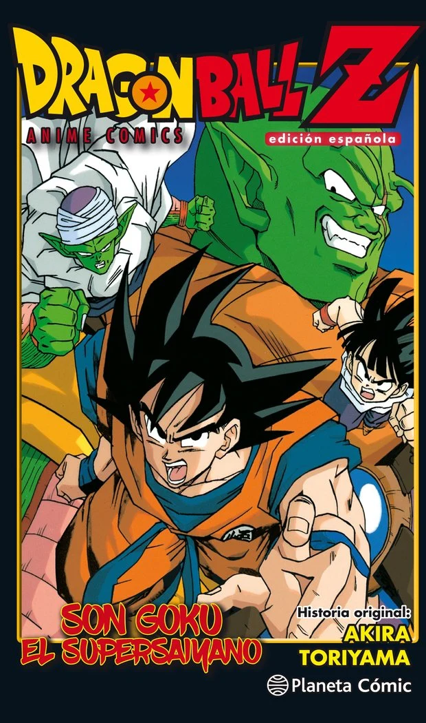 Dragon Ball Z Anime Comic Goku Es un Super Saiyan (ES)