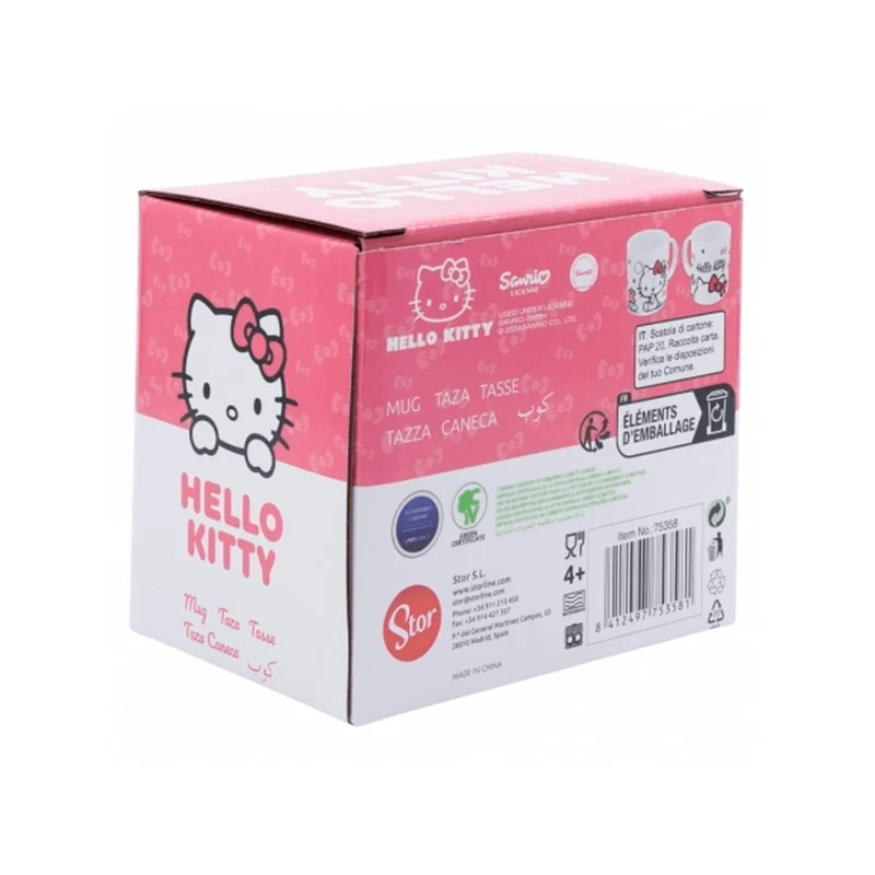 Taza de Cerámica 325 ml en Caja Regalo - Hello Kitty