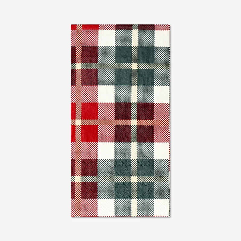 Napkins in plaid - 16 pcs