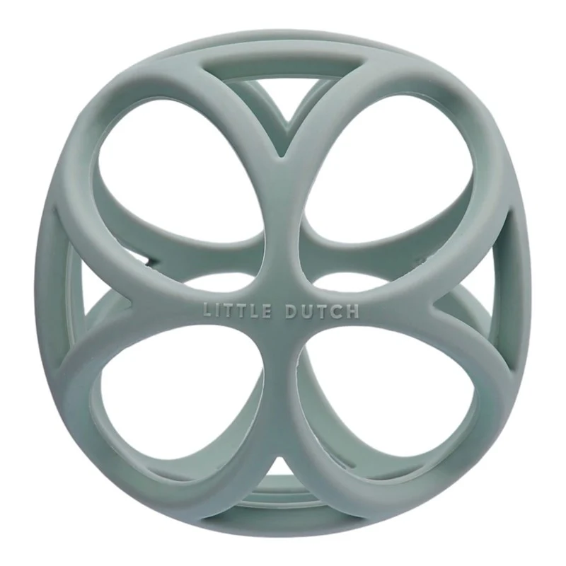 Pelota sensorial silicona azul · Little Dutch