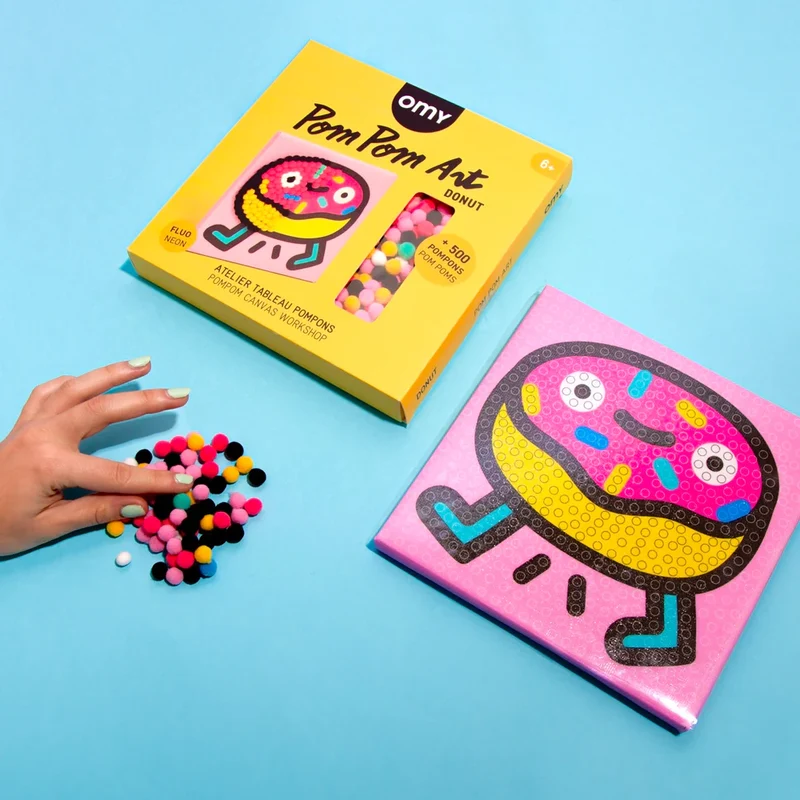 Pom Pom Art Donut · OMY