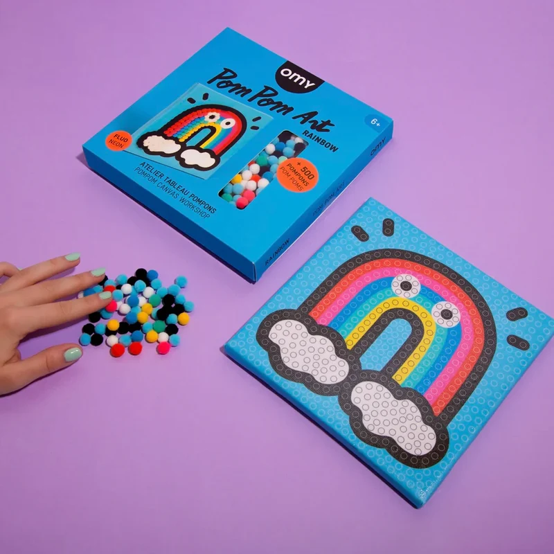 Pom Pom Art Rainbow · OMY