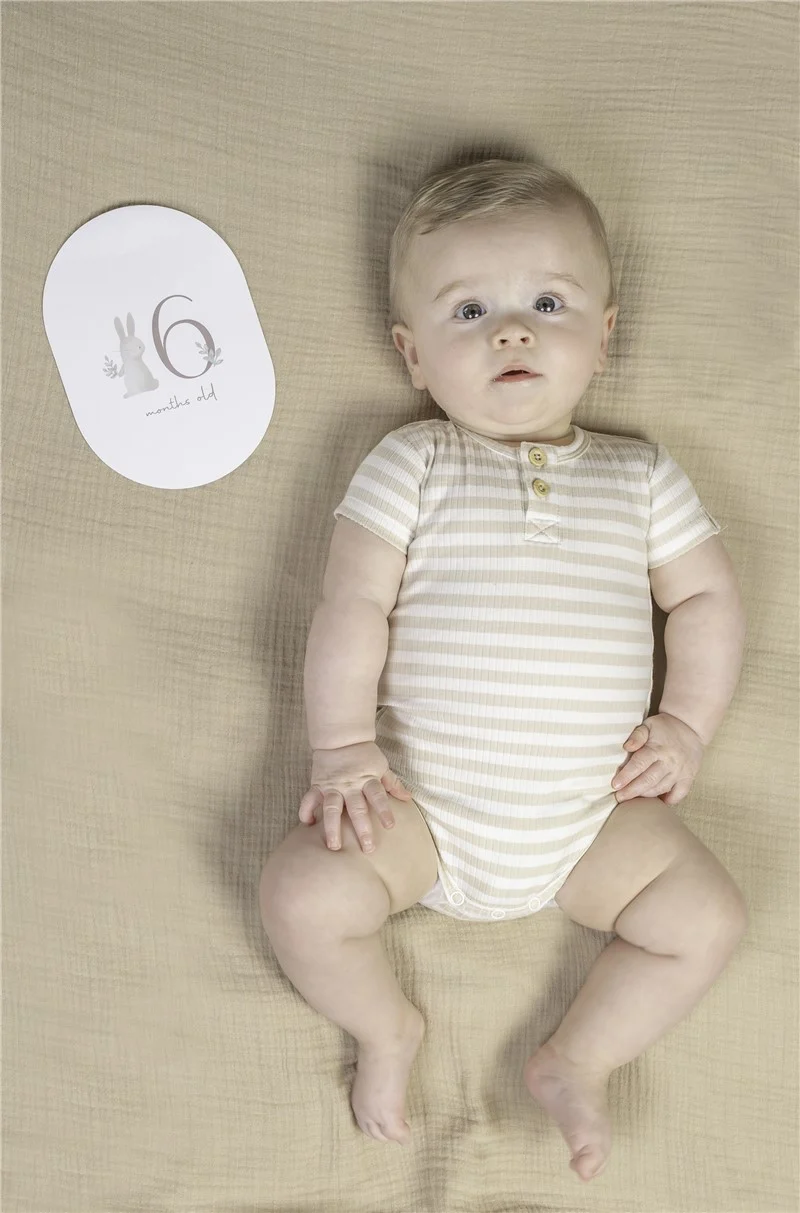 Tarjetas Milestone Baby Bunny · Little Dutch