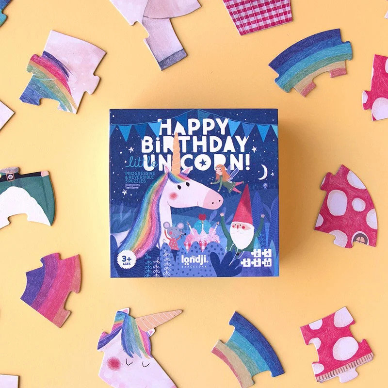 Puzzle Happy Birthday Unicorn · Londji