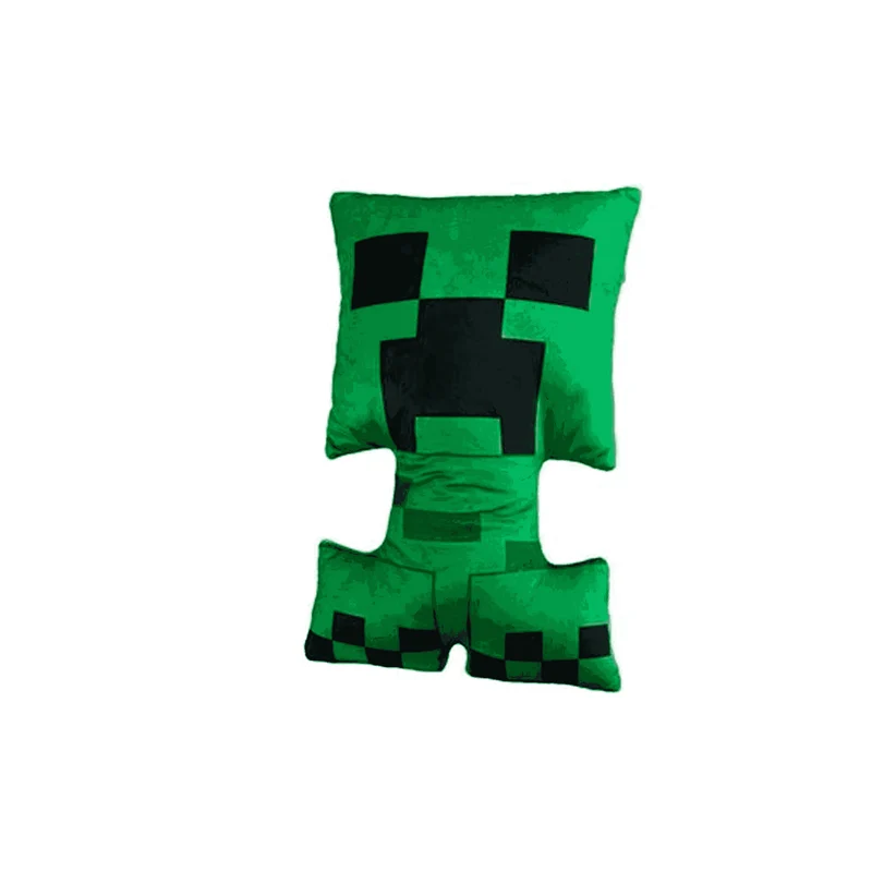 Cojín Minecraft Creeper 3D Terciopelo 35 cm