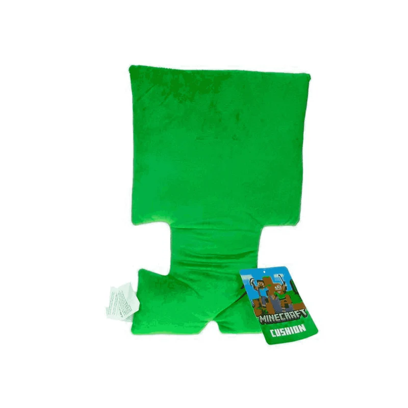 Cojín Minecraft Creeper 3D Terciopelo 35 cm