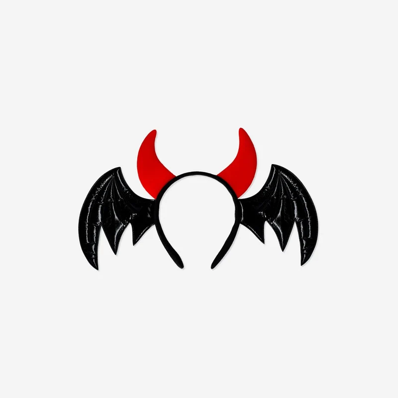 Devil and wings hairband for kids - 4 to 8 years