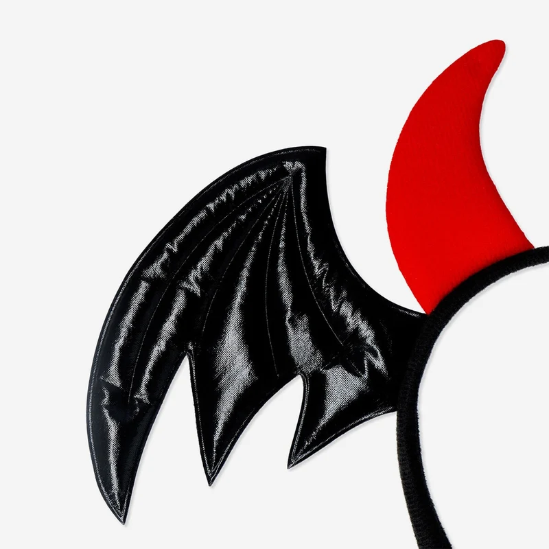 Devil and wings hairband for kids - 4 to 8 years