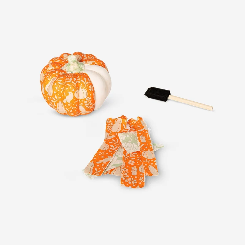 DIY decoupage pumpkin