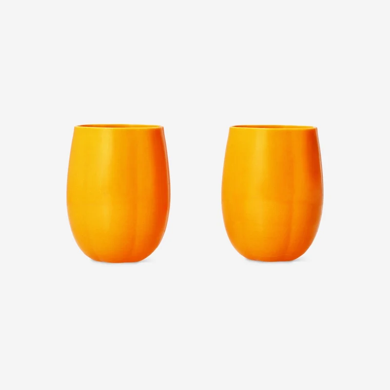 Reusable pumpkin cups - 2 pcs
