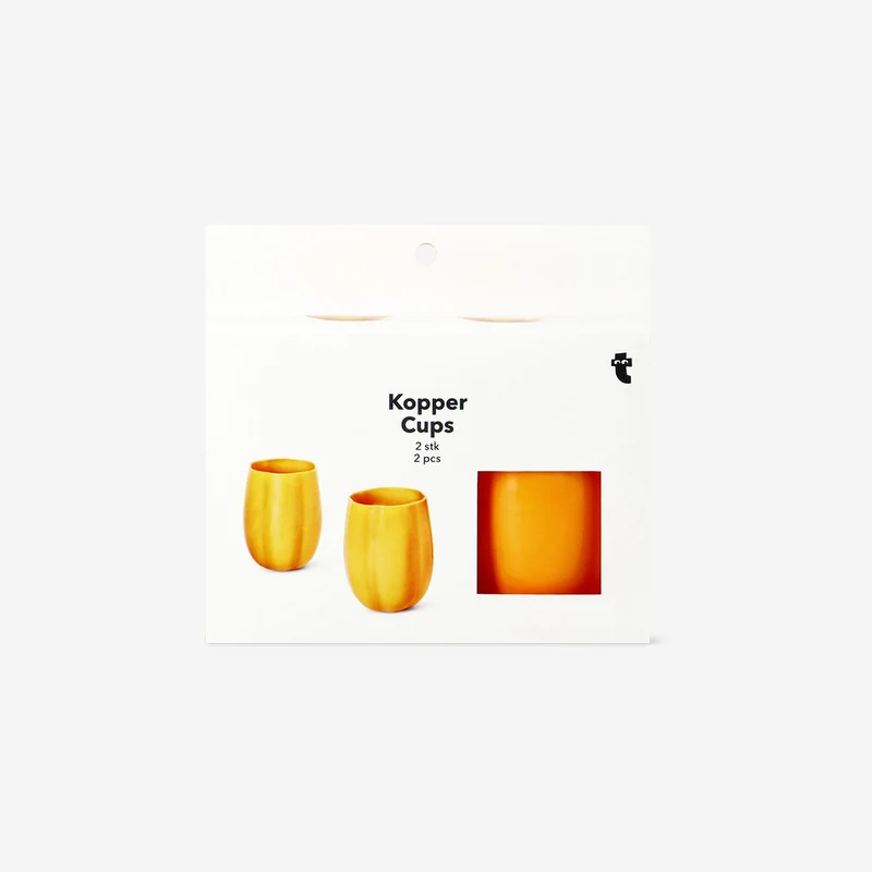 Reusable pumpkin cups - 2 pcs