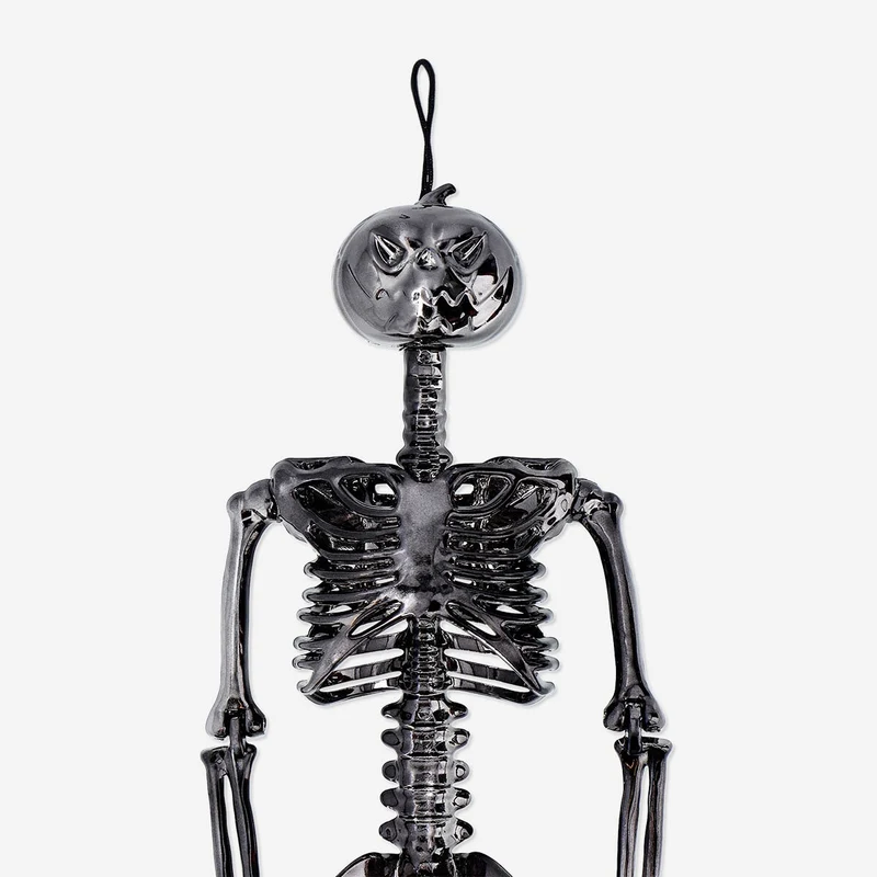 Decorative oilslick skeleton