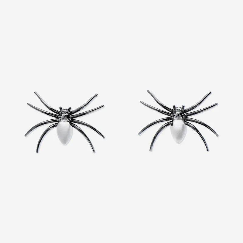 Decorative oilslick spiders - 6 pcs