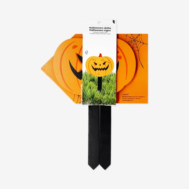 Halloween scavenger hunt signs - 3 pcs