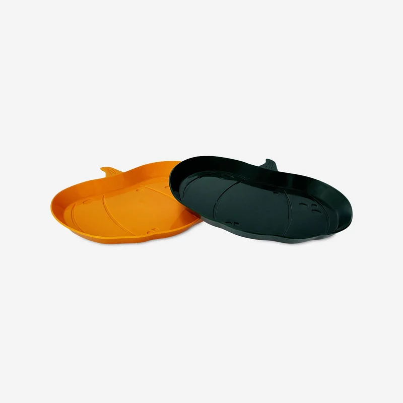 Reusable pumpkin plates - 2 pcs
