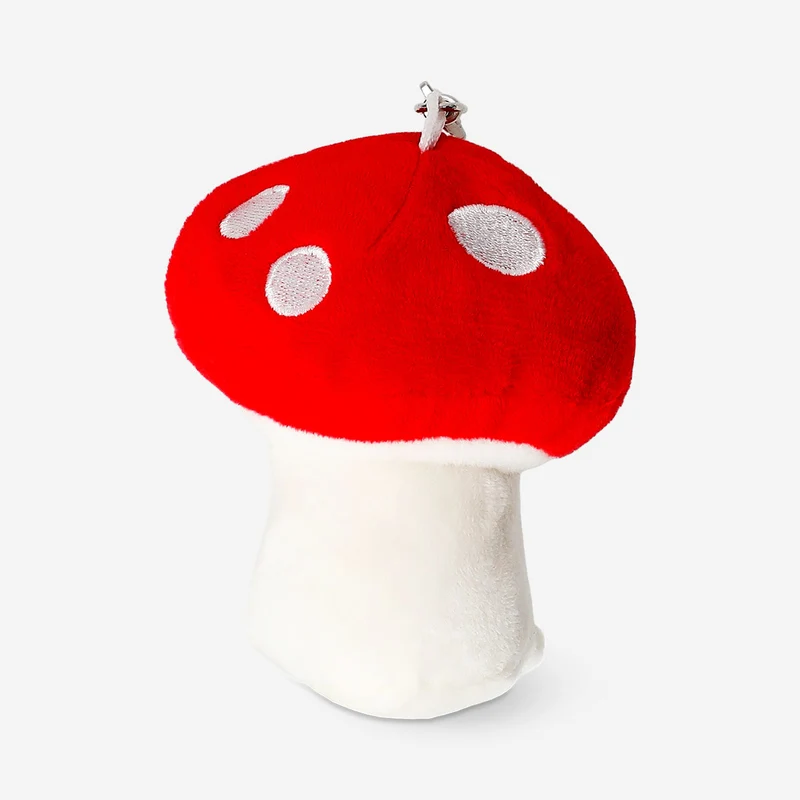 Keyring - Plush toy mushroom