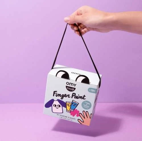 Pinturas de dedo Kit 5 colores OMY