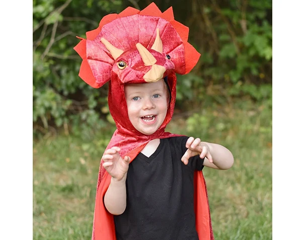 Capa Triceratops · Great Pretenders 4-5 años