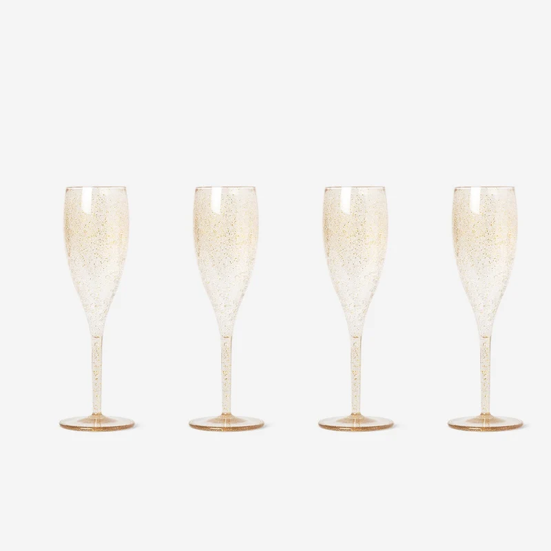 Champagne flutes. 4 pcs