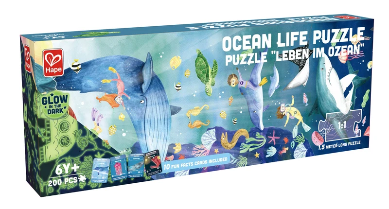 Puzzle Vida Marina 1,5 metros · Hape