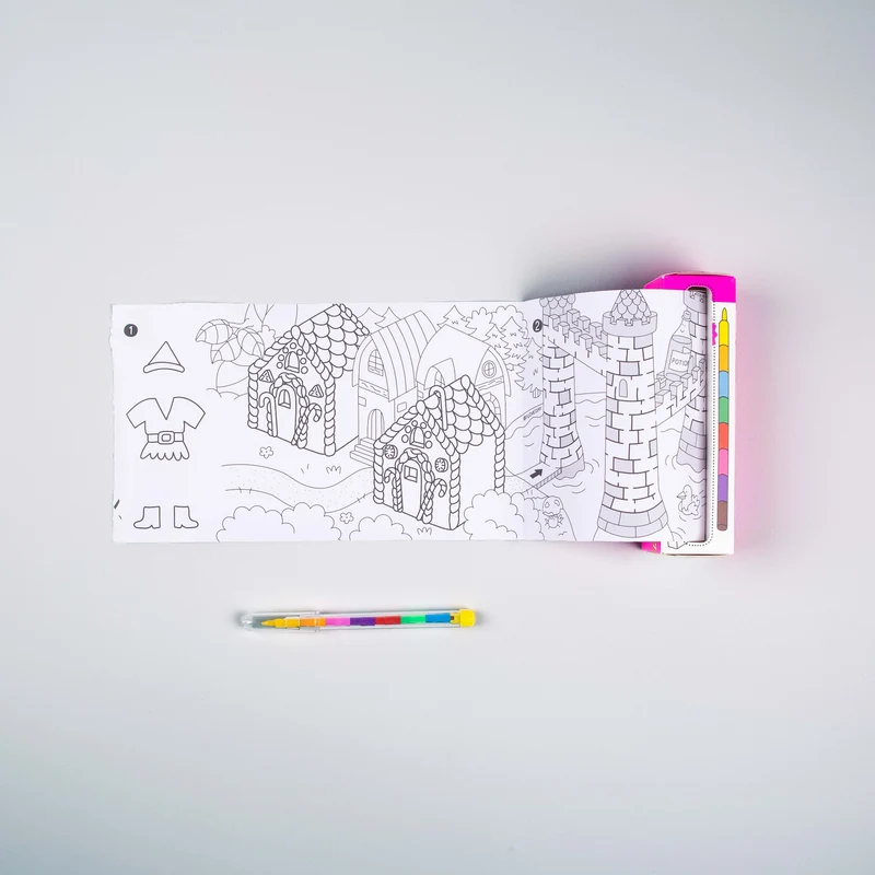 Juego de bolsillo para colorear Magic+8 pinturas · OMY