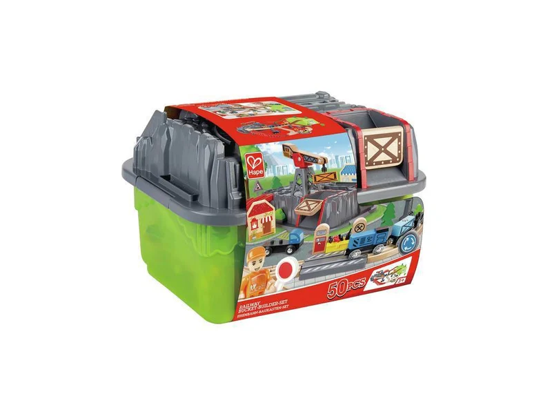 Bloques construcción Ferrocarril · Hape