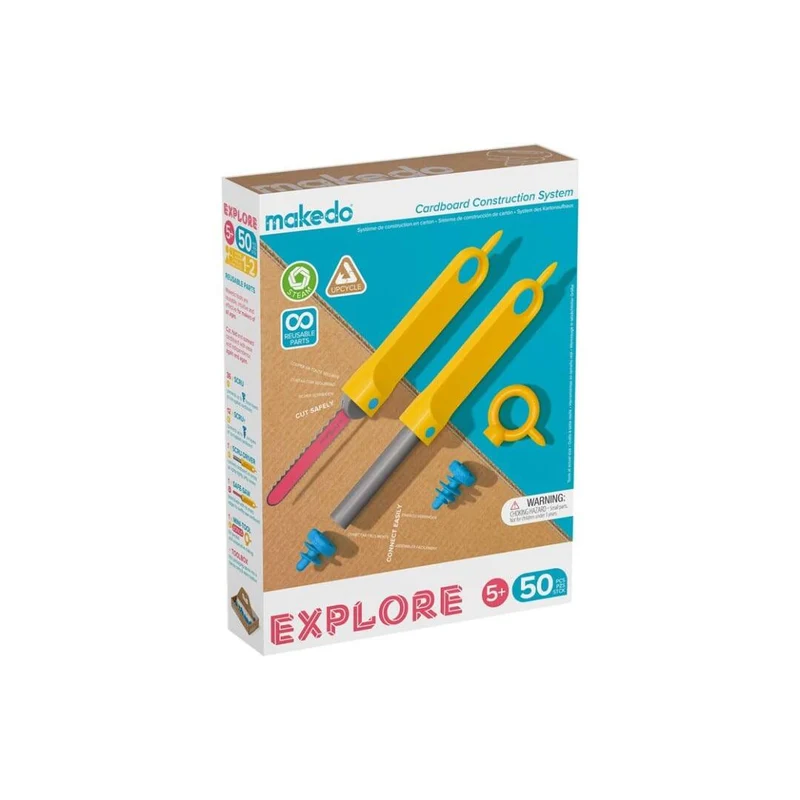 Explore Kit 50 piezas Makedo