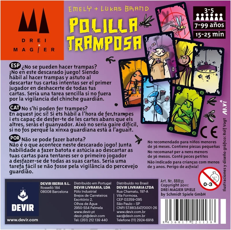Juego de Mesa La Polilla Tramposa