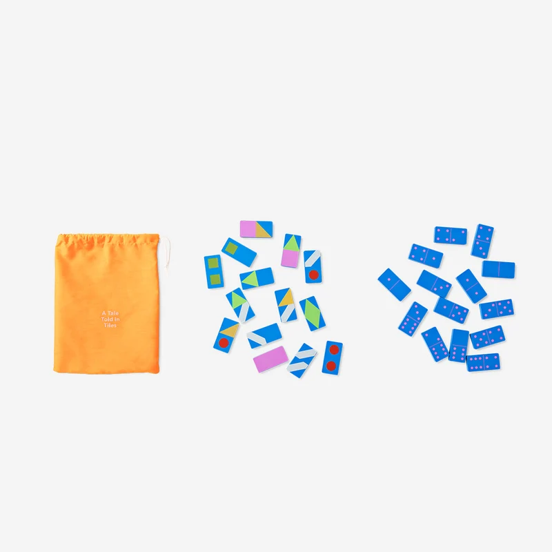 Dominoes in a book