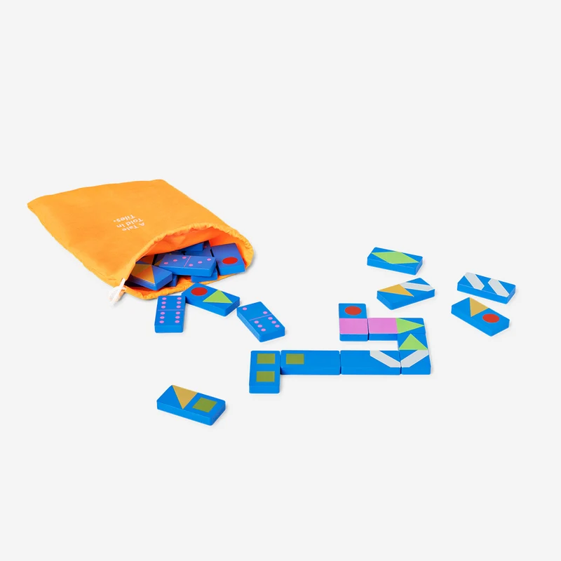Dominoes in a book
