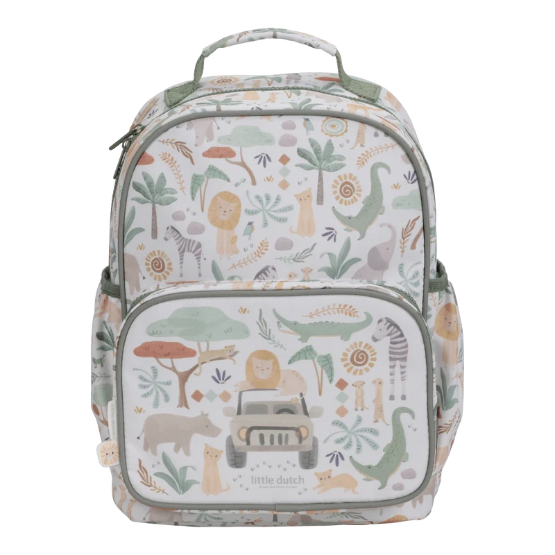 Mochila Grande Safari Friends · Little Dutch