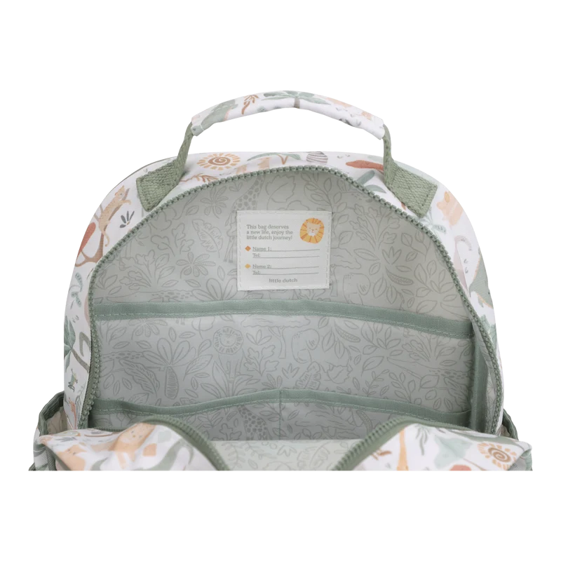 Mochila Grande Safari Friends · Little Dutch